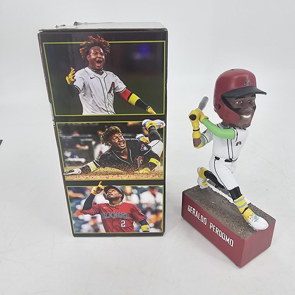 2026 Arizona Diamondbacks Geraldo Perdomo AUDIO SGA Bobblehead NEW - Picture 2 of 9